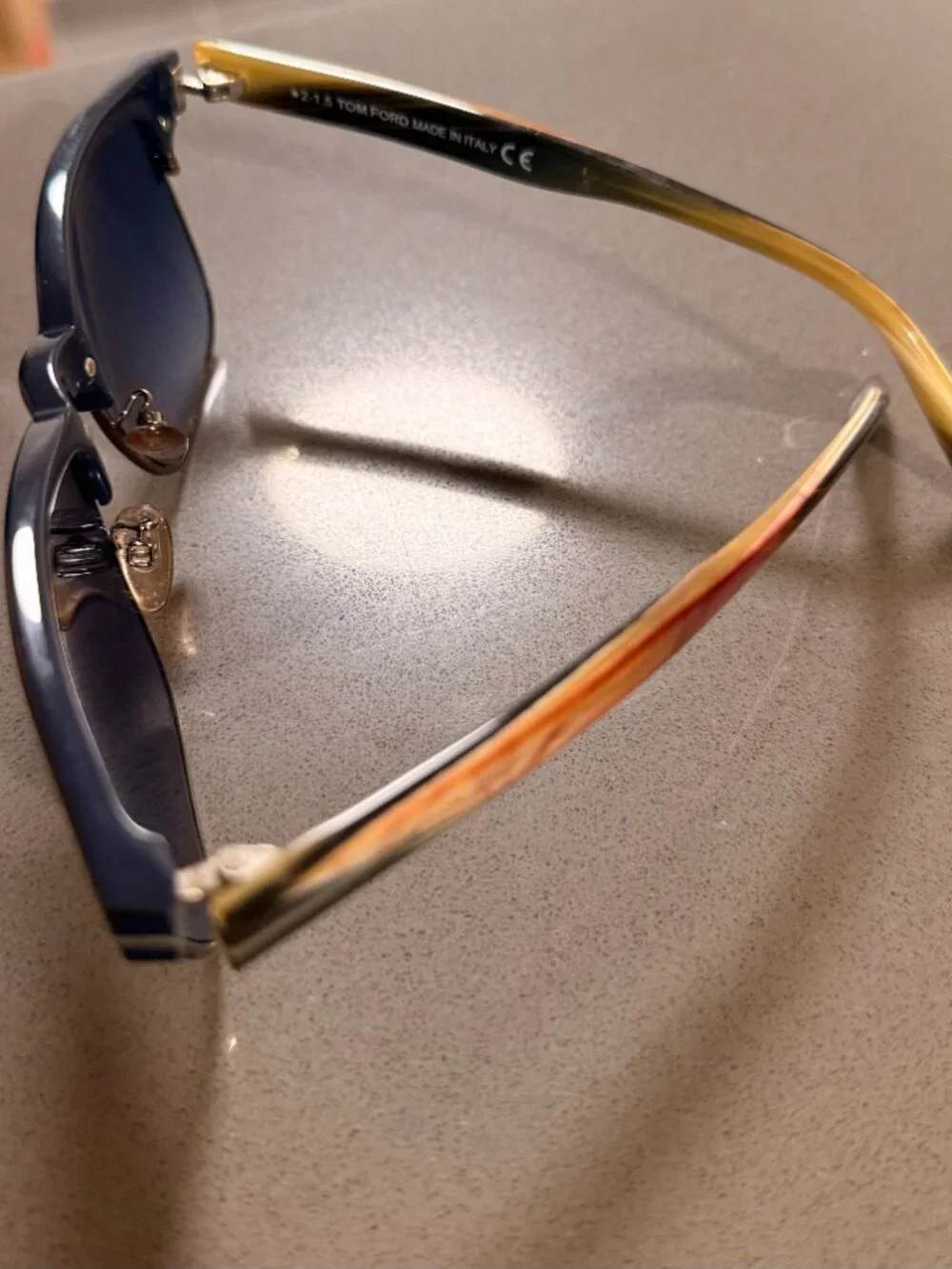 Black with Blonde/Brown Tom Ford Sunglasses